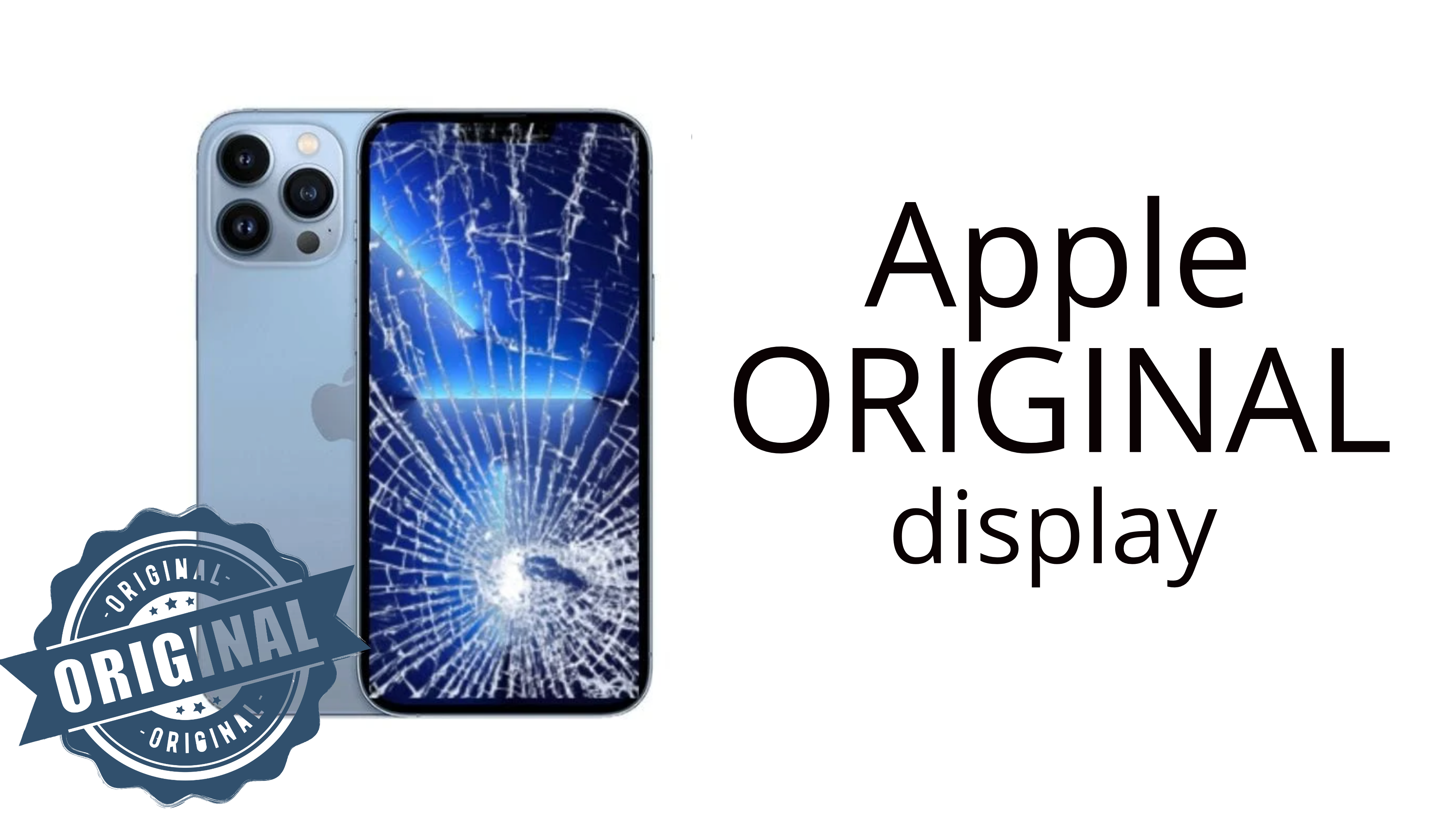 Display original Apple pentru iPhone cu ecran spart – înlocuire la GSM Zone Iași